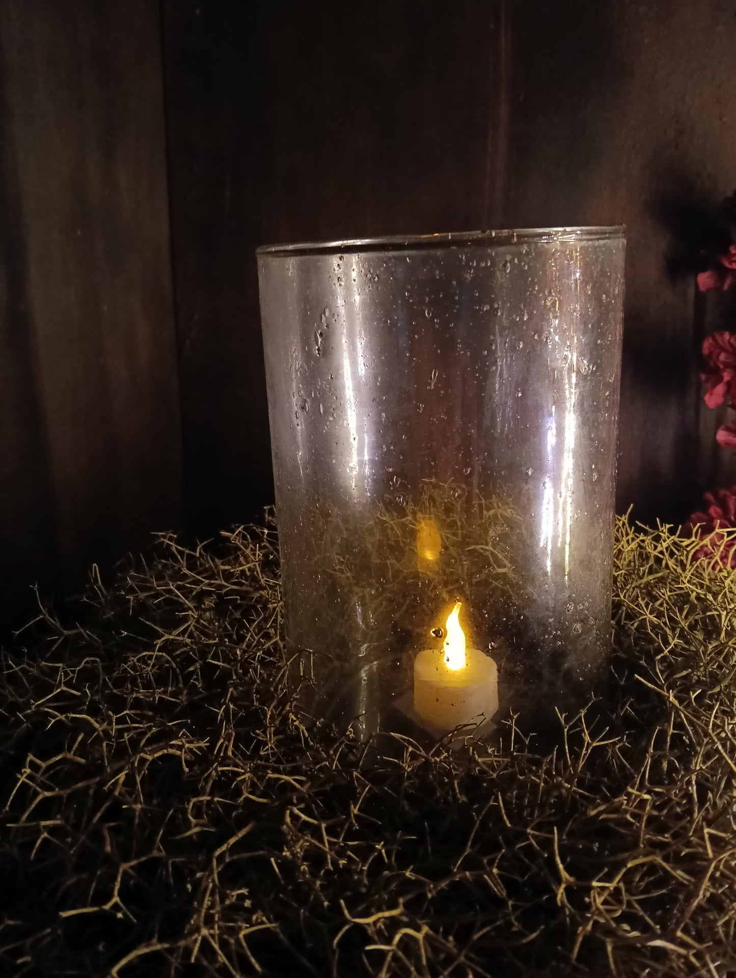 Bubbelglas windlicht