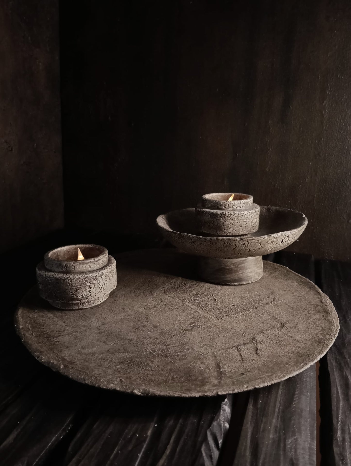 Stoere waxine houder PMR