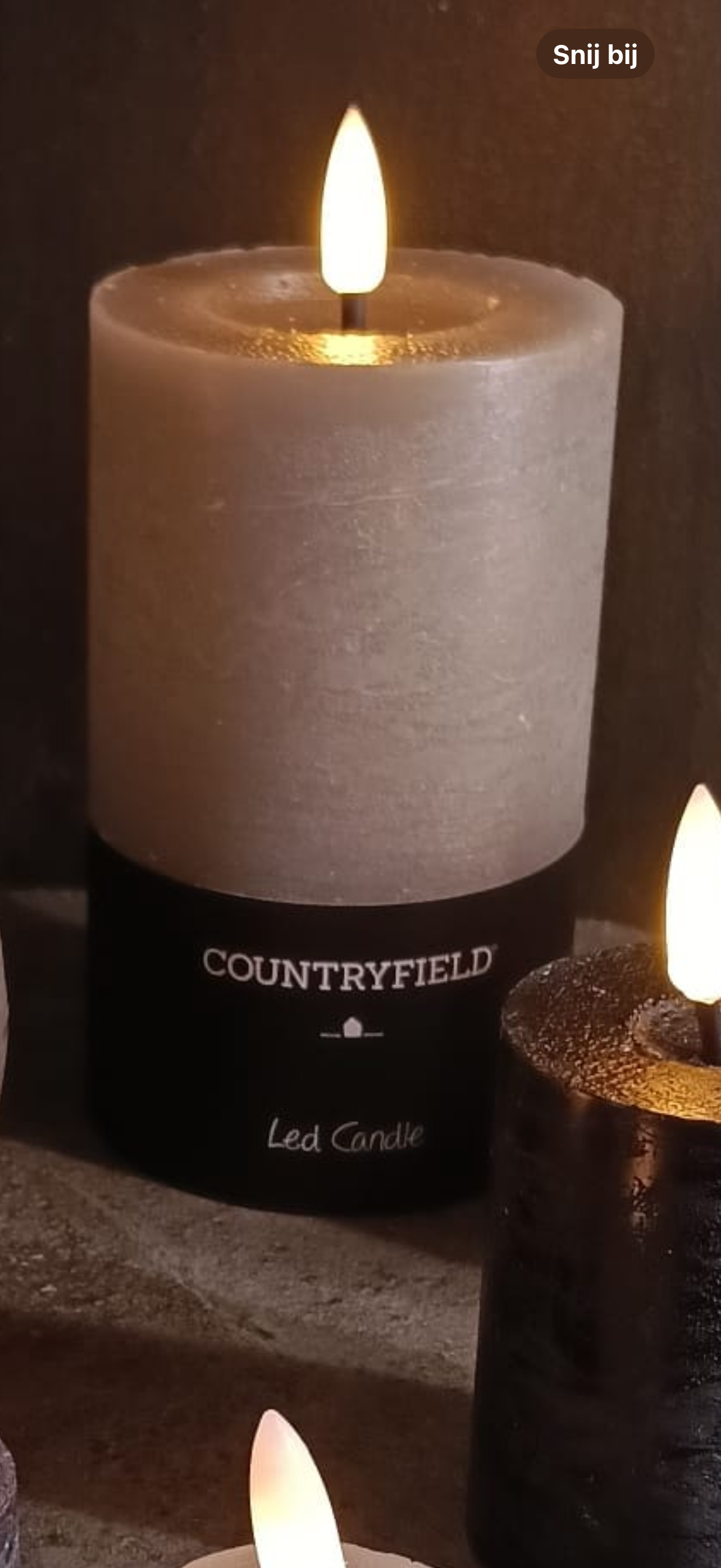 Countryfield led kaarsen