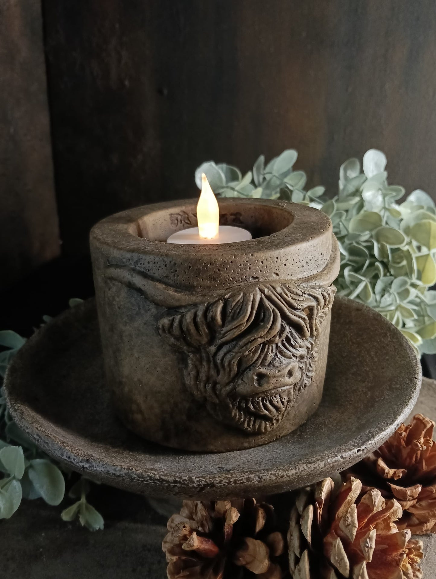 Waxinelicht houder hooglander