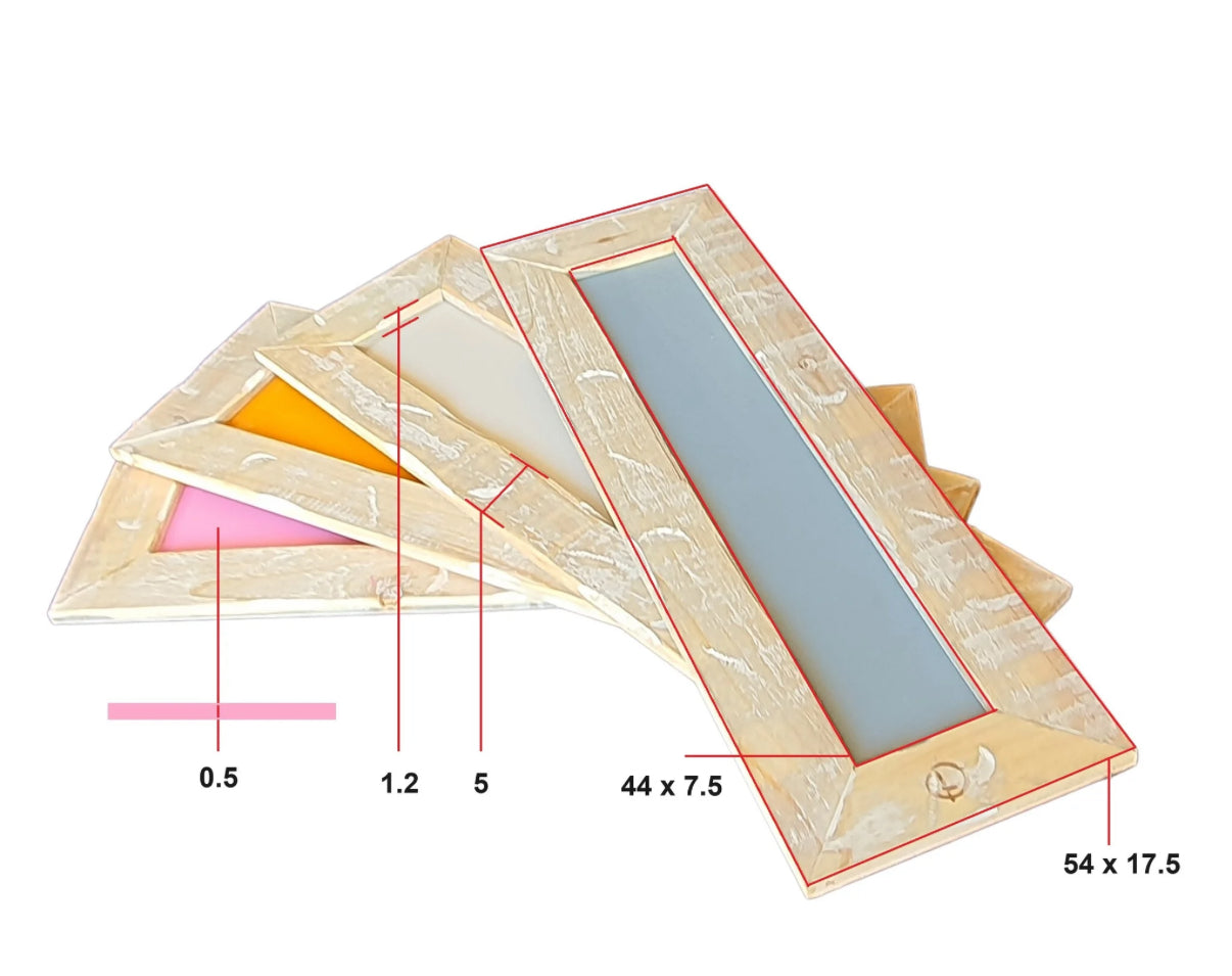 Kleurlijke tray