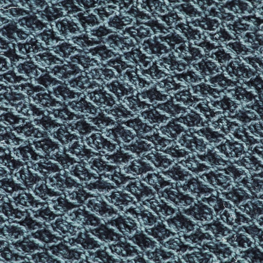 Plaid Katoen Indigo-Blauw