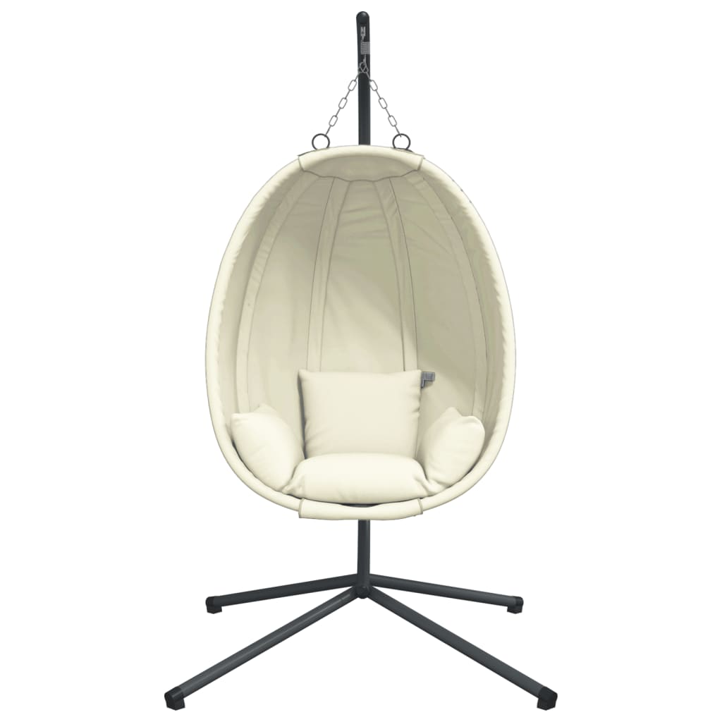 Hangstoel Met Standaard Stof En Staal