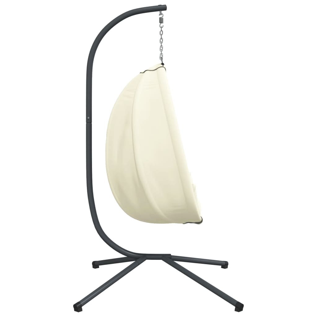 Hangstoel Met Standaard Stof En Staal