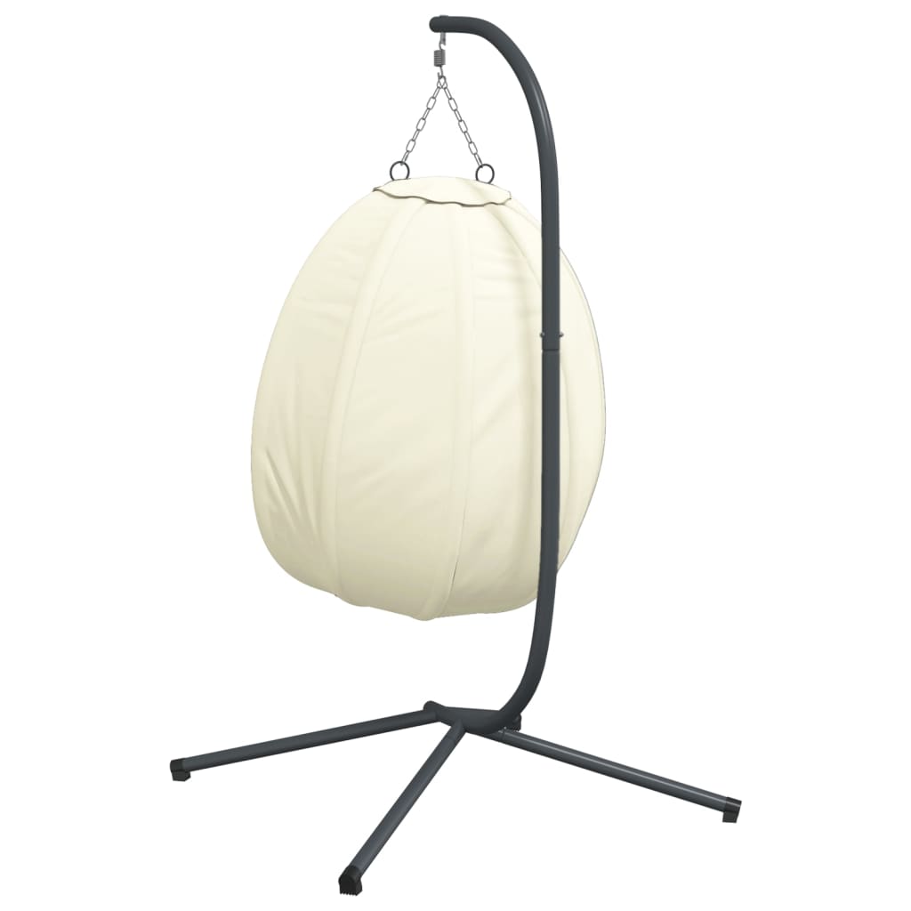 Hangstoel Met Standaard Stof En Staal