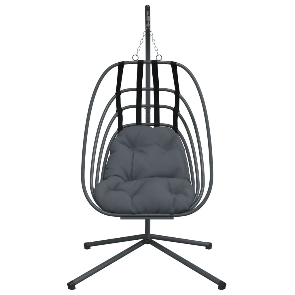Hangstoel Met Standaard Staal Antracietkleurig