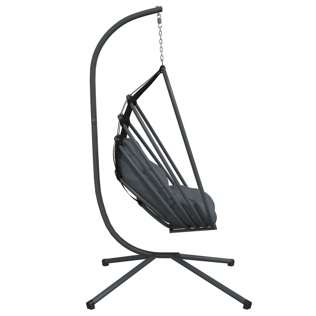 Hangstoel Met Standaard Staal Antracietkleurig