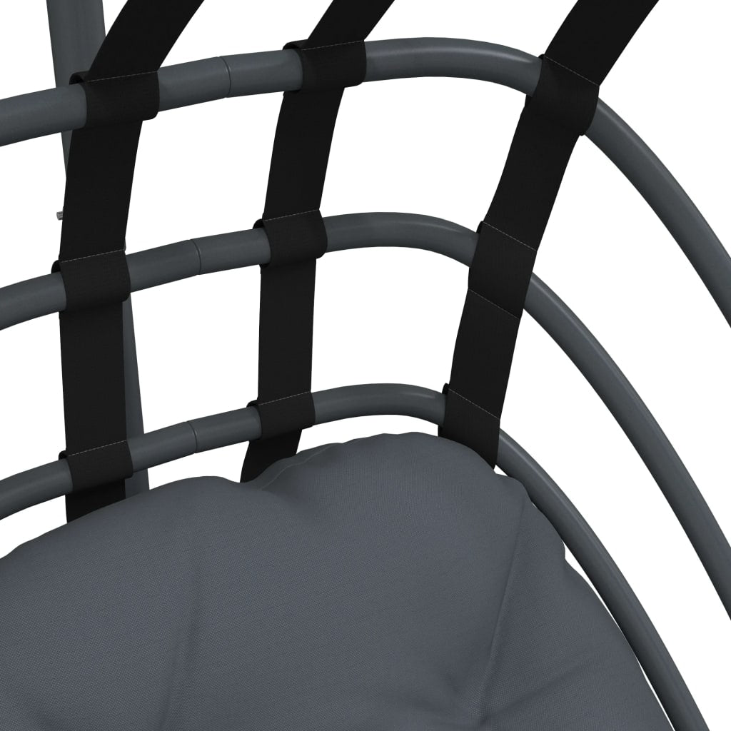 Hangstoel Met Standaard Staal Antracietkleurig