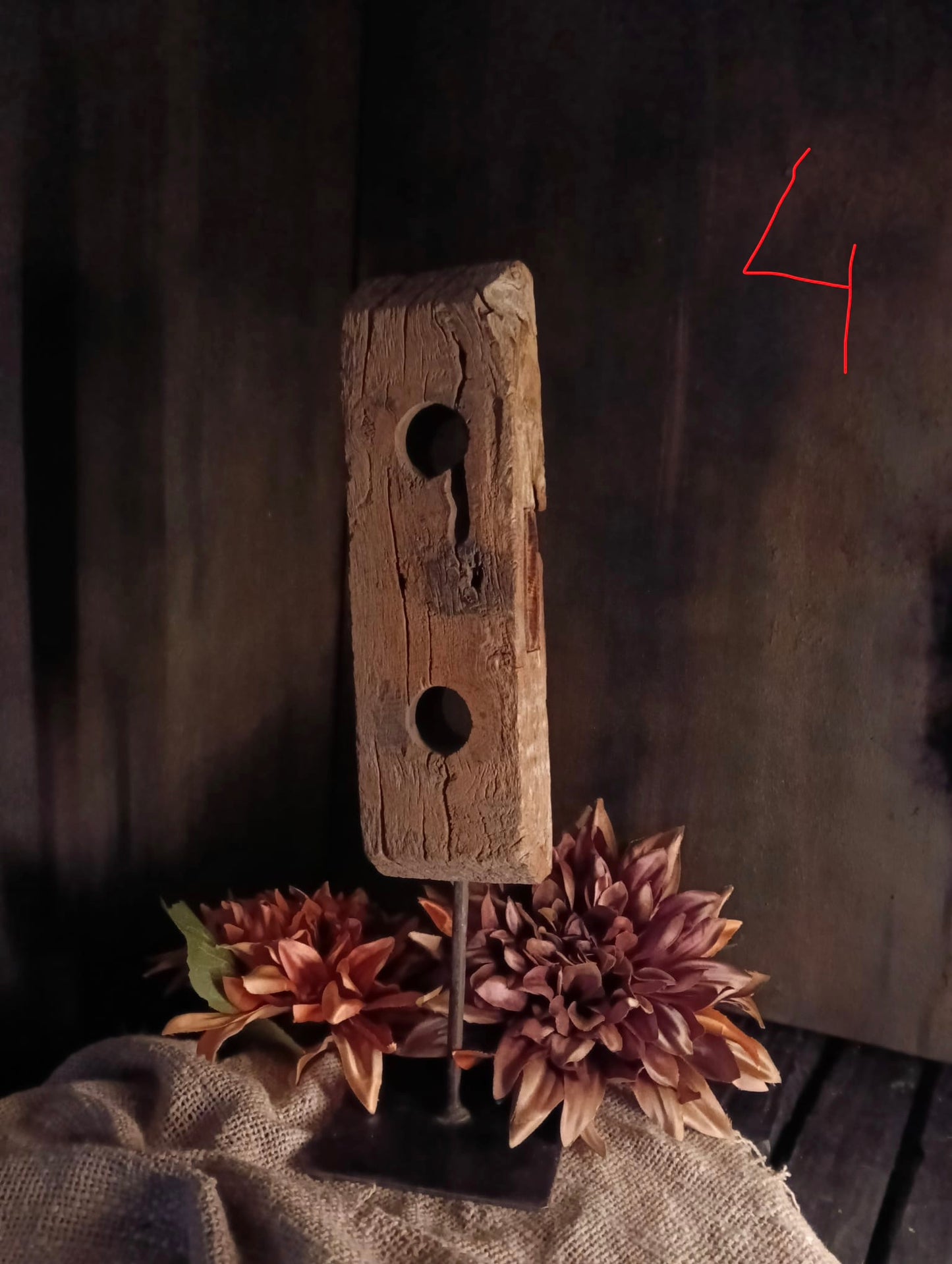 Driftwood op standaard