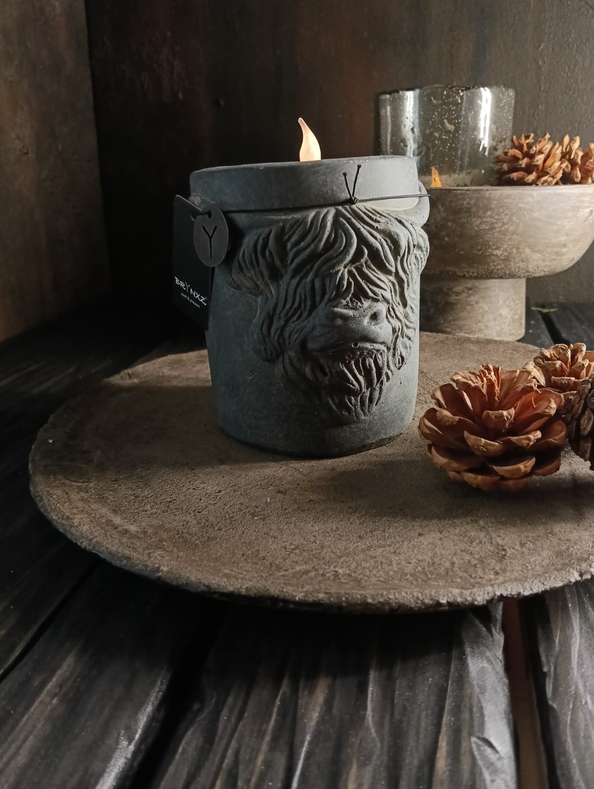 Waxinelicht houder hooglander