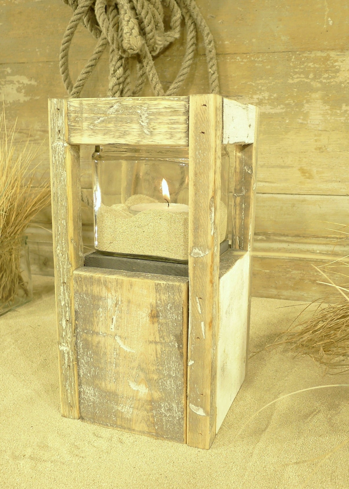 Lantaarn met glas