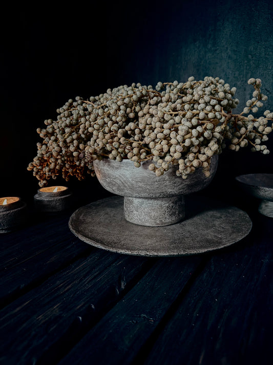 Ronde schaal op voet PMR