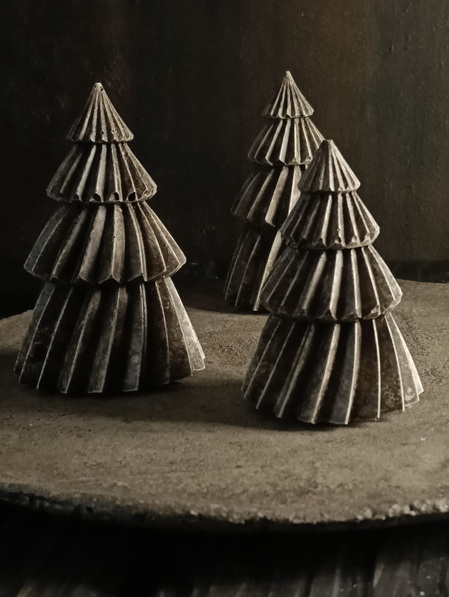 Kerstboompjes PMR, sober en stijlvol.