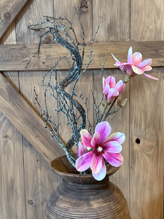 Kunst Magnolia roze