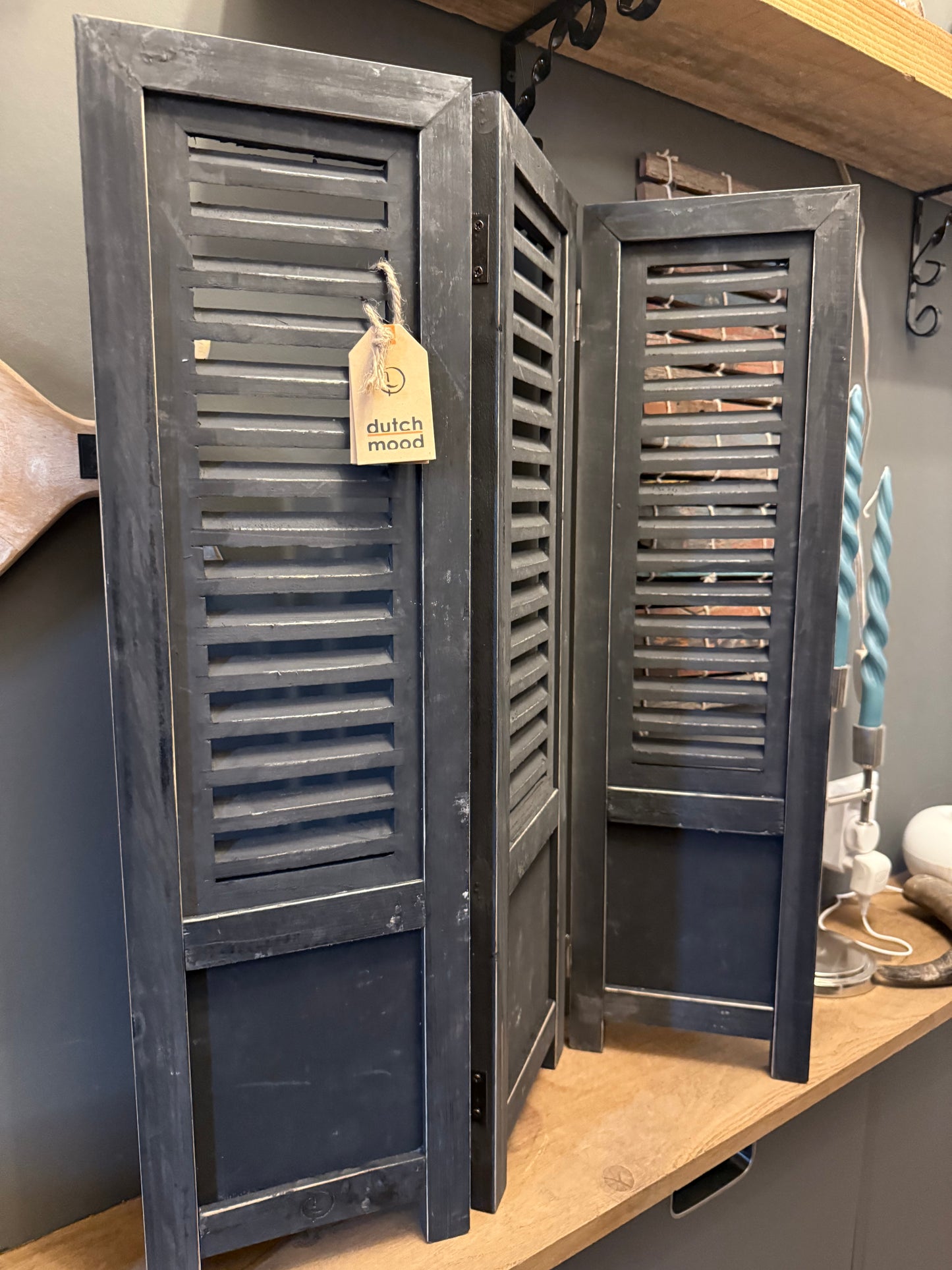 shutter zwart
