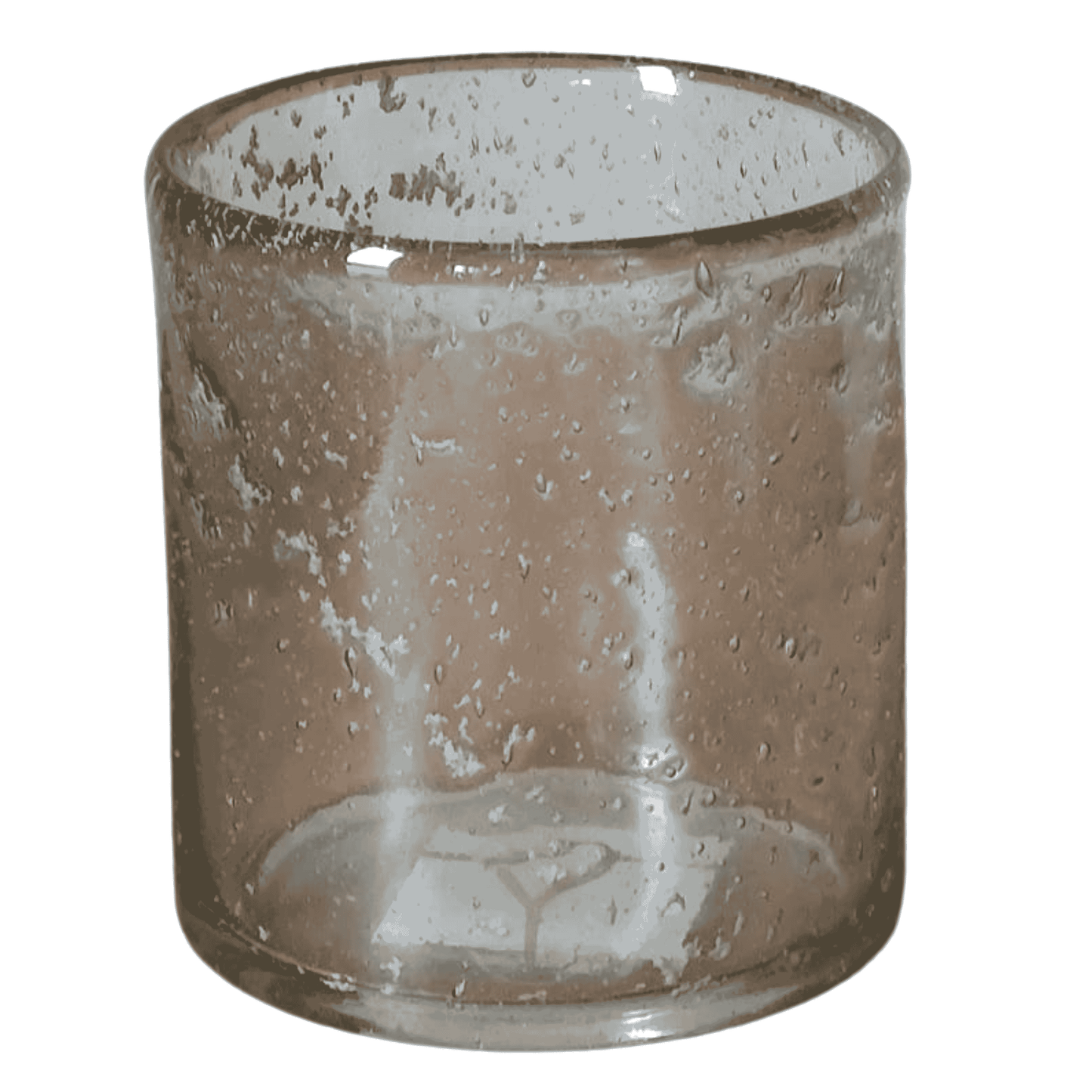 bubbelglas windlicht vintage clear - smal