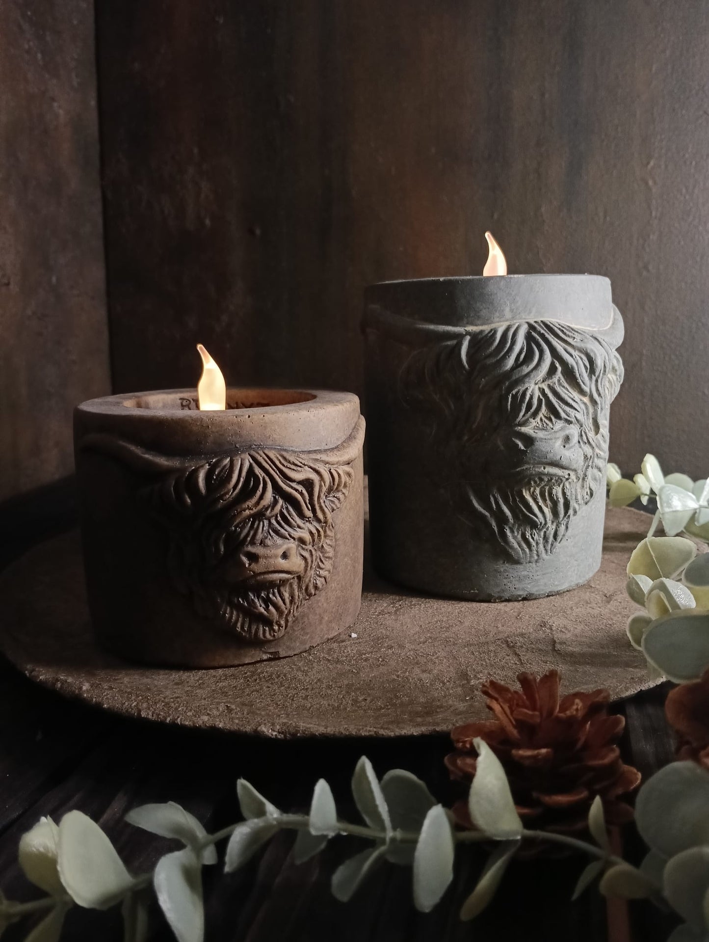 Waxinelicht houder hooglander