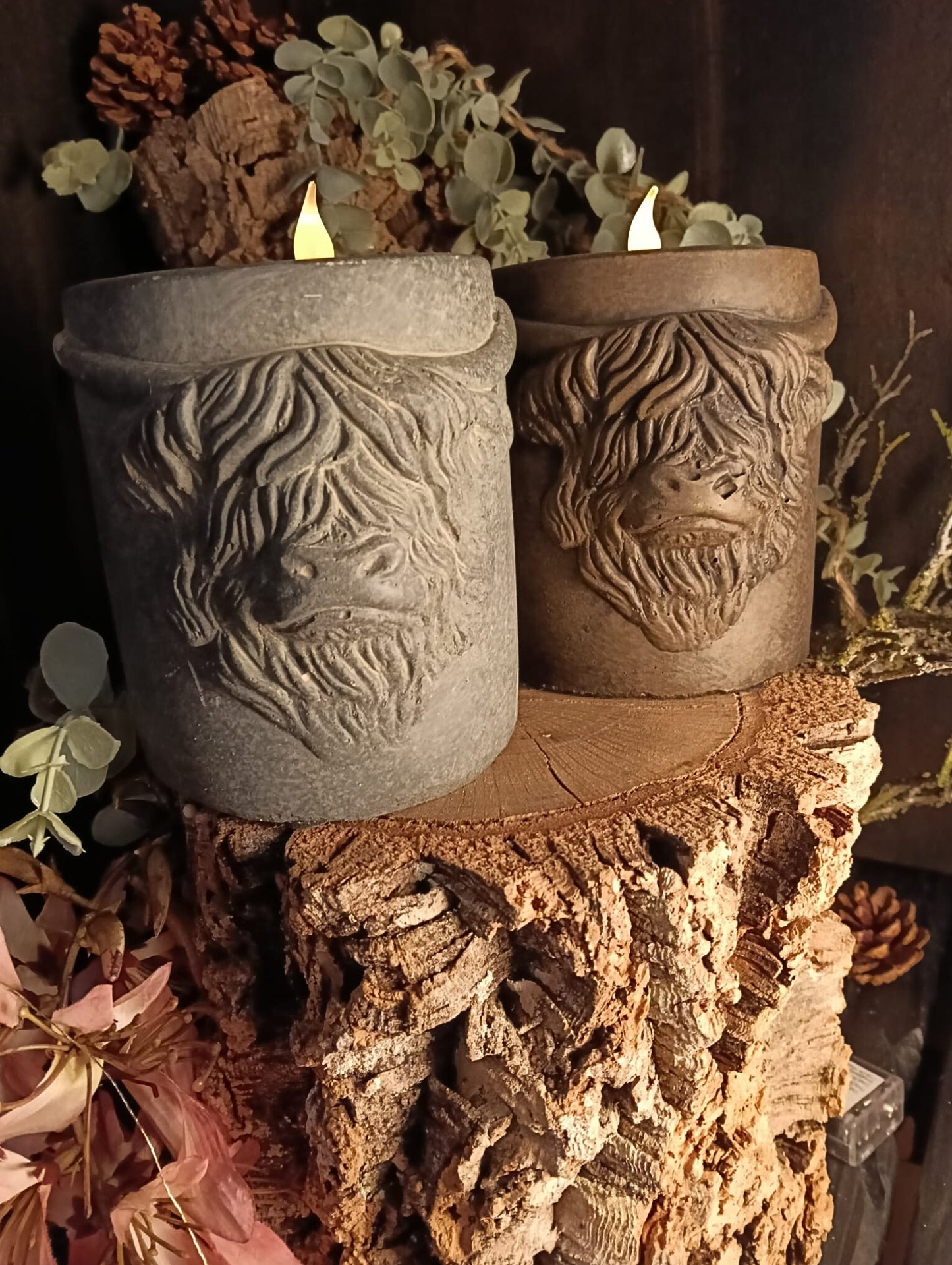 Waxinelicht houder hooglander