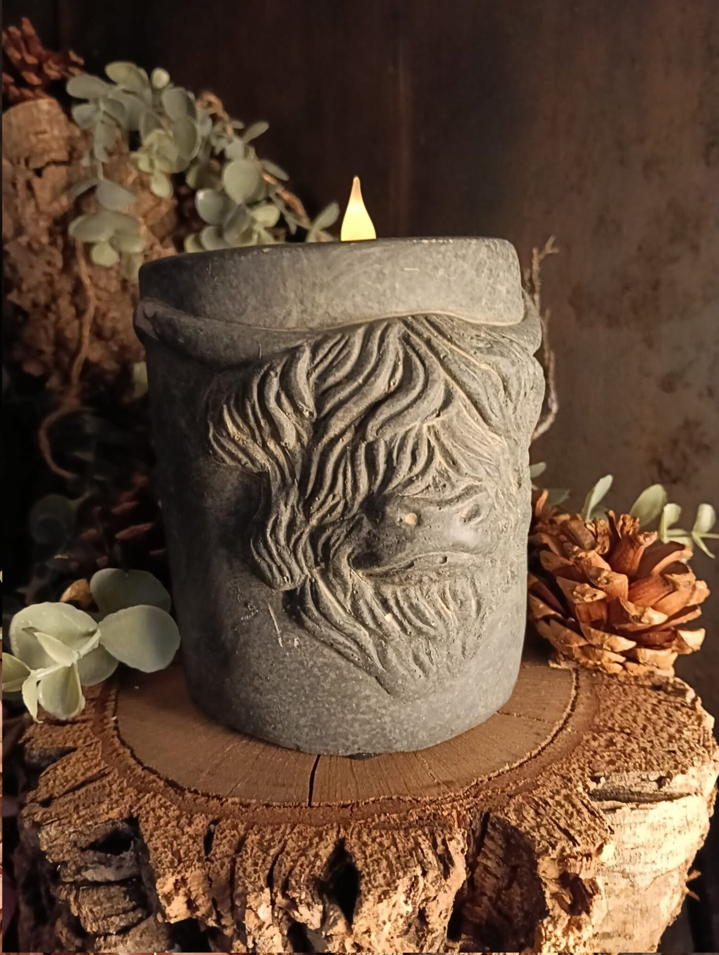 Waxinelicht houder hooglander