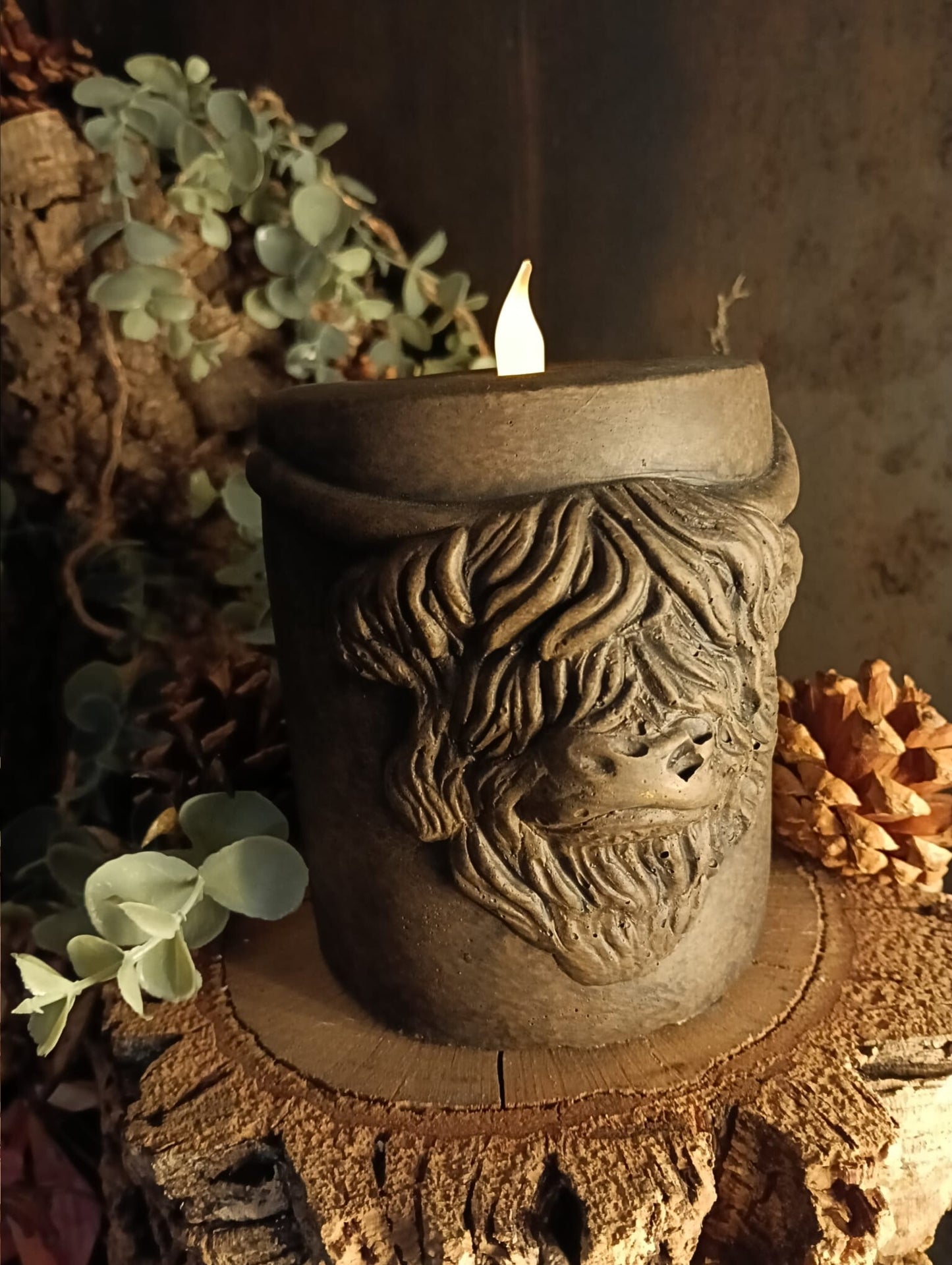 Waxinelicht houder hooglander