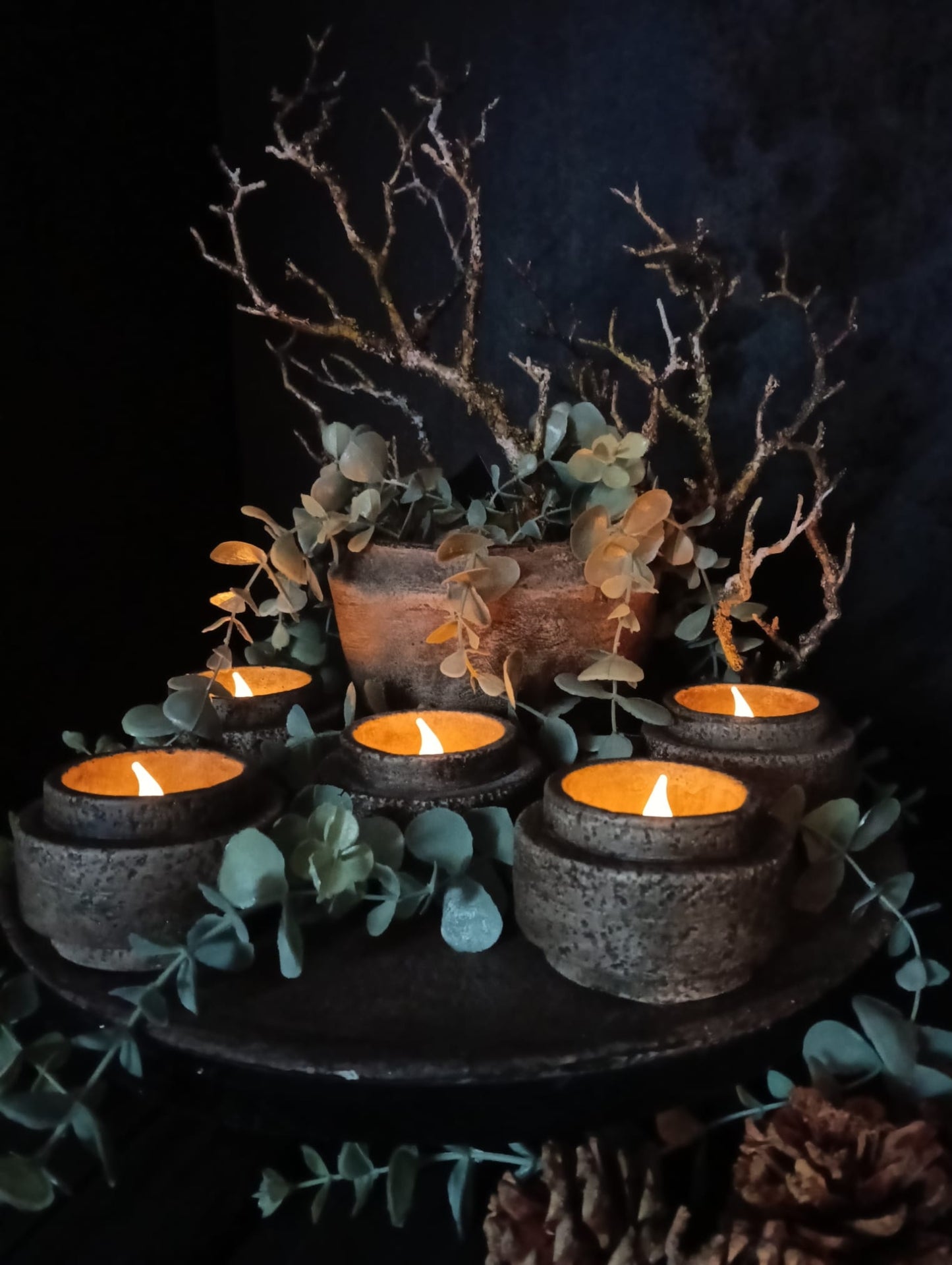 Stoere waxine houder PMR