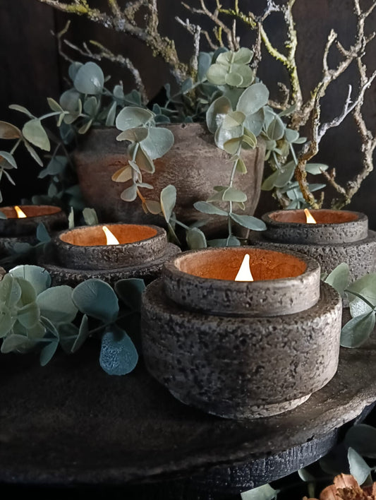 Stoere waxine houder PMR